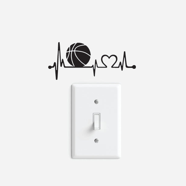 basketball ball sticker