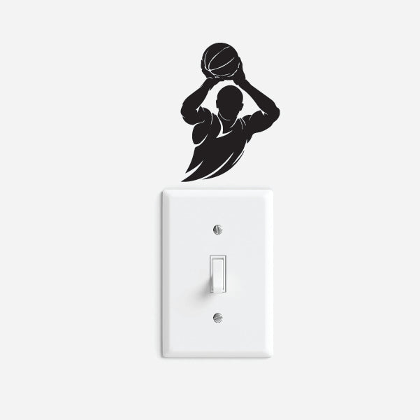 personalized basketball sticker