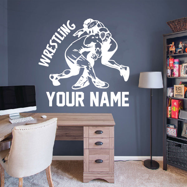 Wrestling-wall-sticker