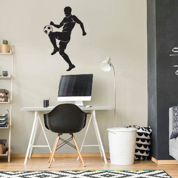 Juggling Ball Soccer Player