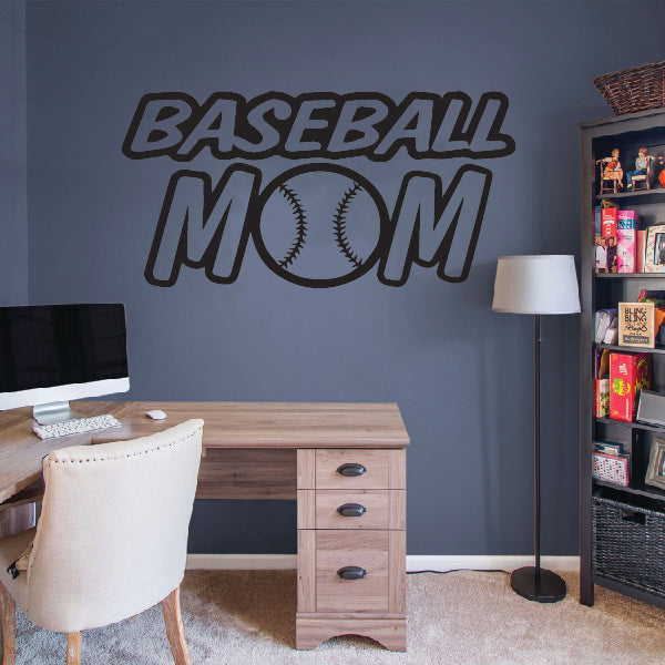 Baseball Mom sticker