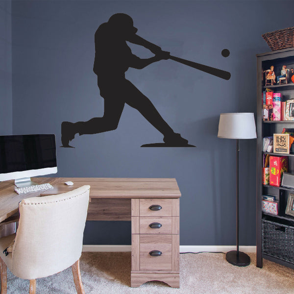 Player Hitting Ball