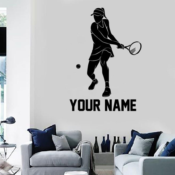 GIRL Tennis player with name