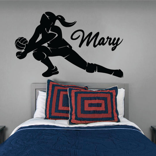 GIRL volleyball player with name!