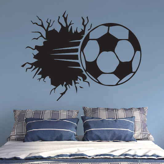 Soccer Ball 3D "Broken wall"