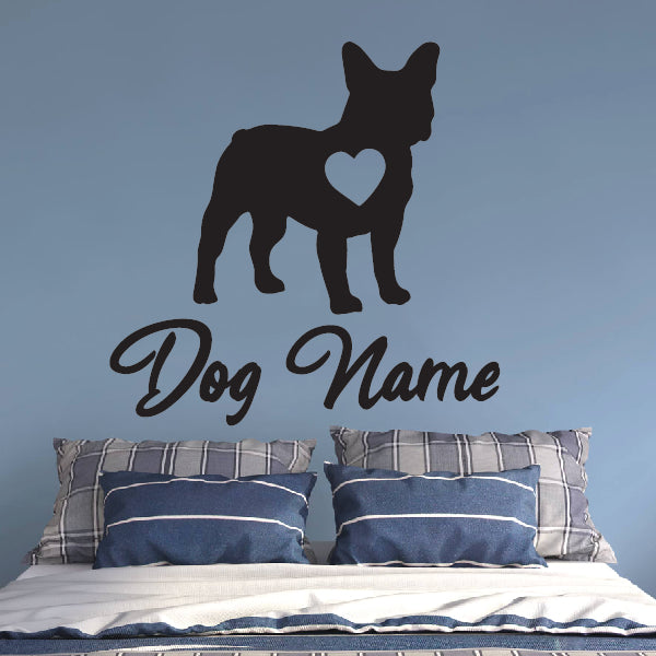 Personalized Frenchie Bulldog sticker with Name!