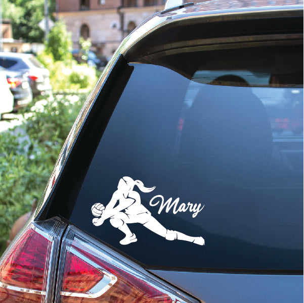 GIRL volleyball player with name!