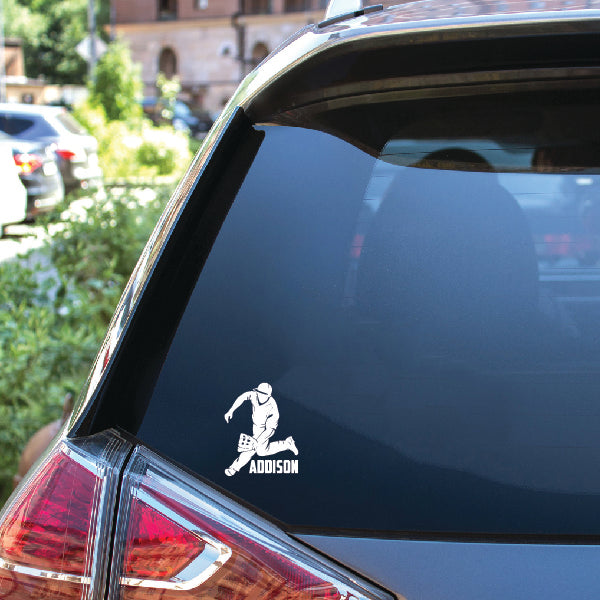 personalised baseball sticker