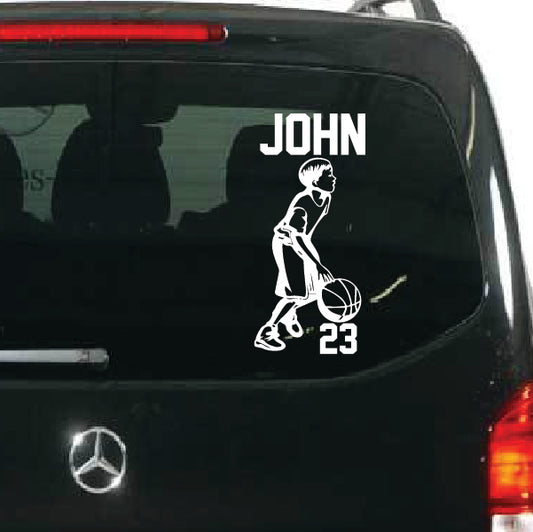 Personalized Basketball Boy with your name & number