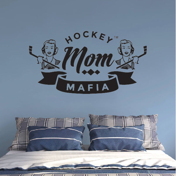 Hockey MOM throw pillow
