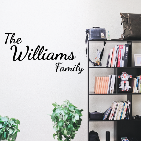 Family Name sticker