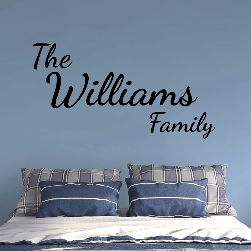 Family Name sticker