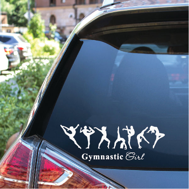 Gymnastic Girl vinyl sticker