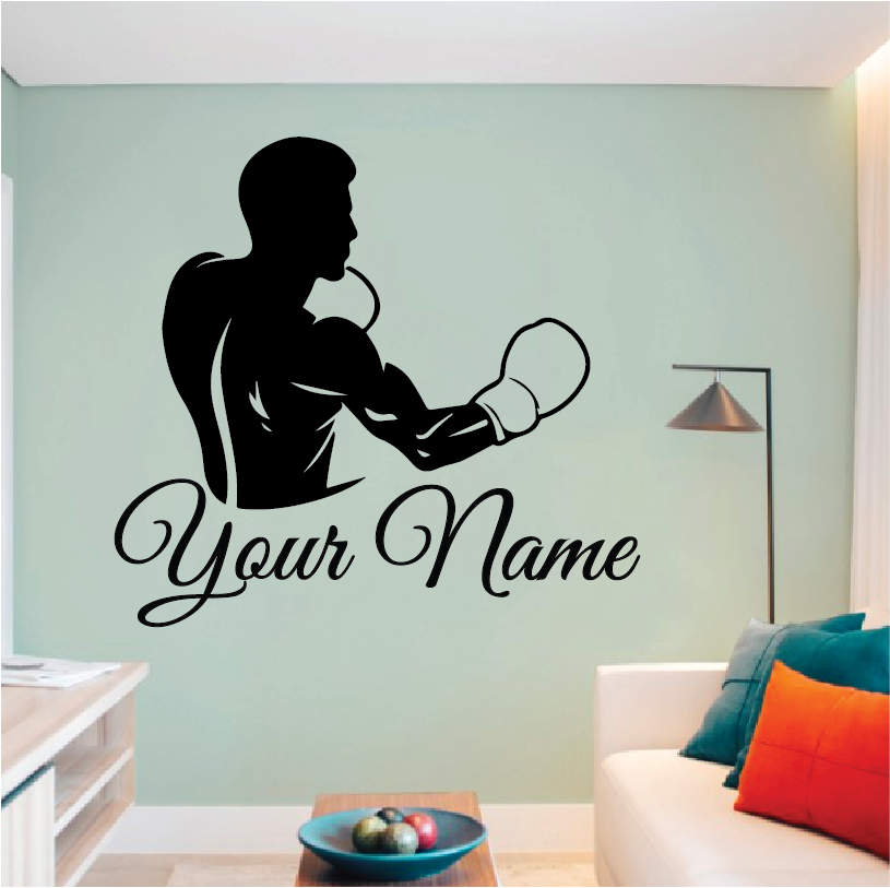 Personalized Best Boxing sticker