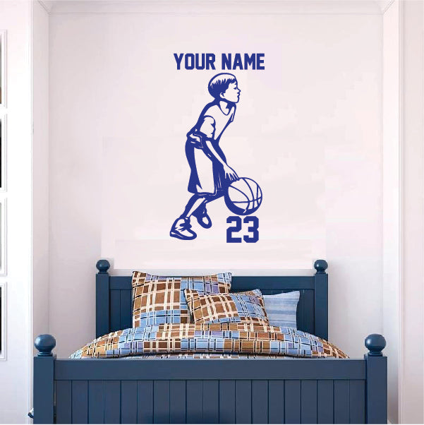 Personalized Basketball Boy with your name & number