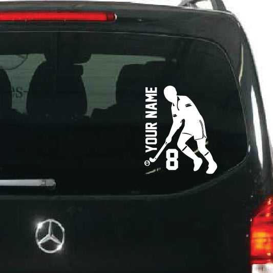 Personalized Hockey Field Player with name and number