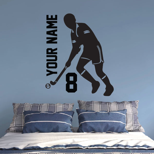 Personalized Hockey Field Player with name and number