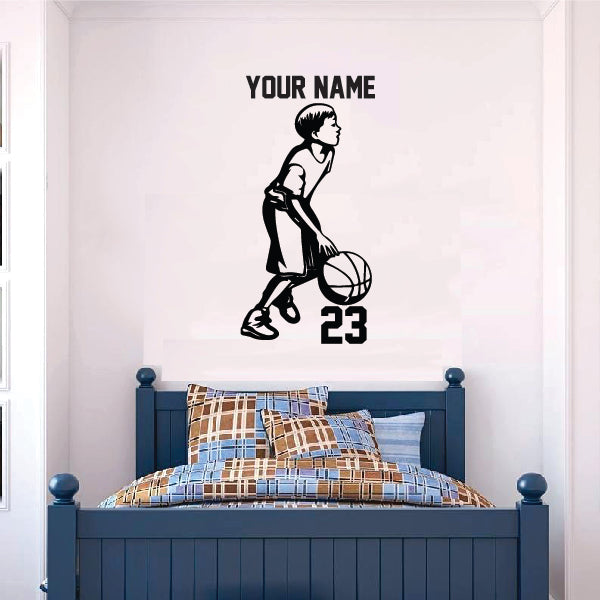 Personalized Basketball Boy with your name & number