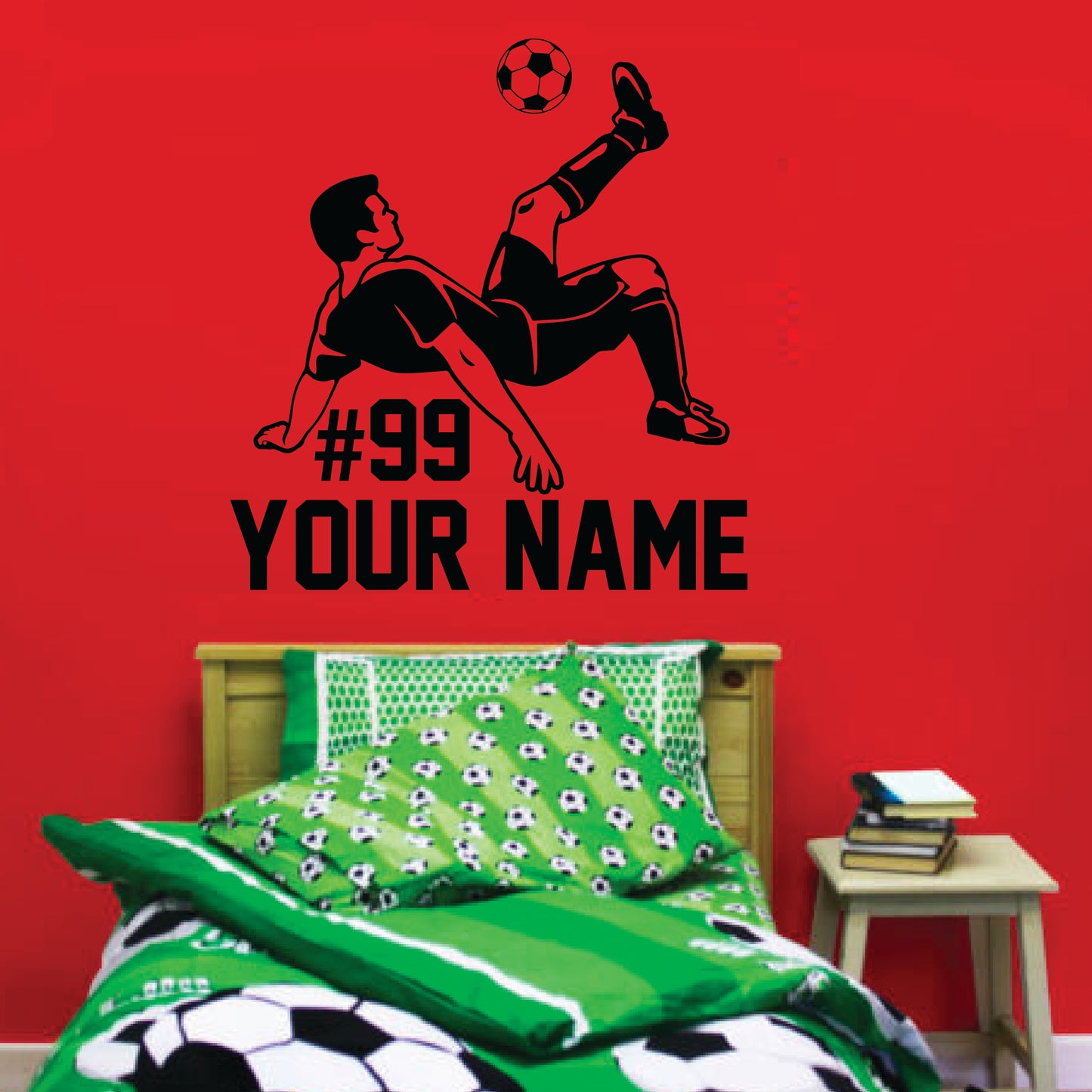 messi wall decal soccer stickers