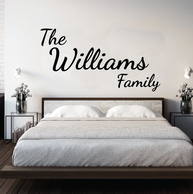 Family Name sticker