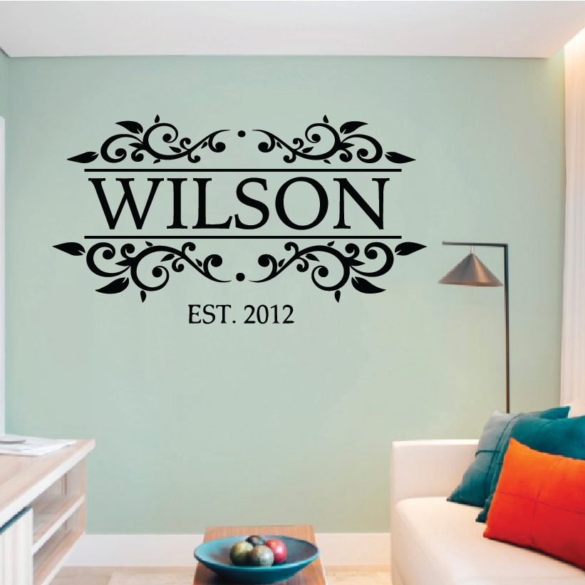 Family Name Sign Sticker!
