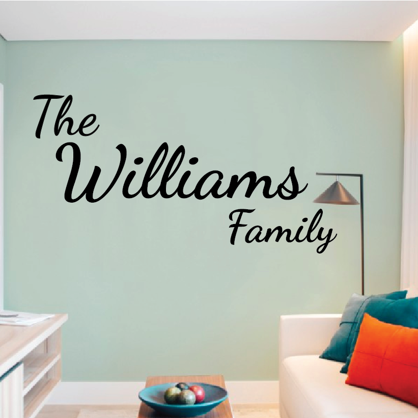 Family Name sticker