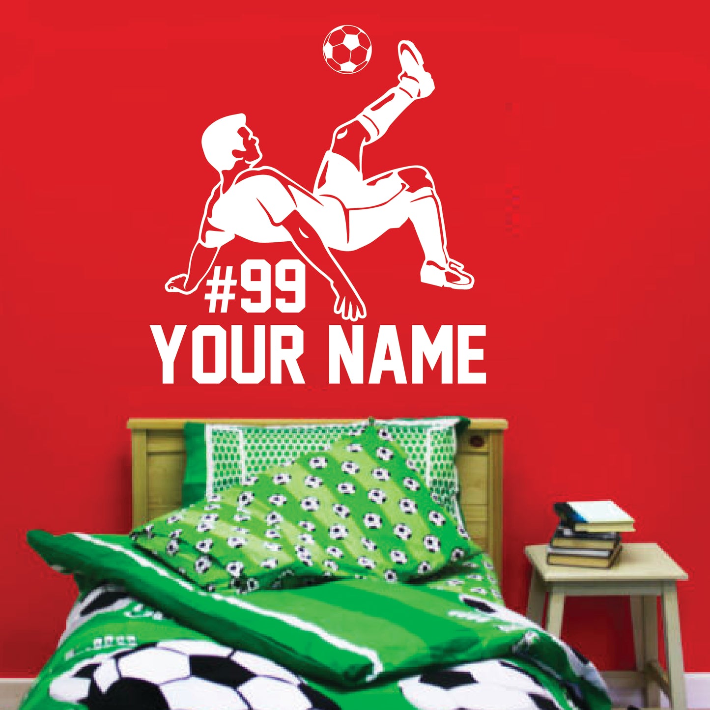 soccer wall decal mural