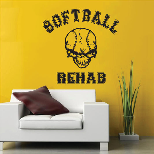 Softball Rehab - custom design