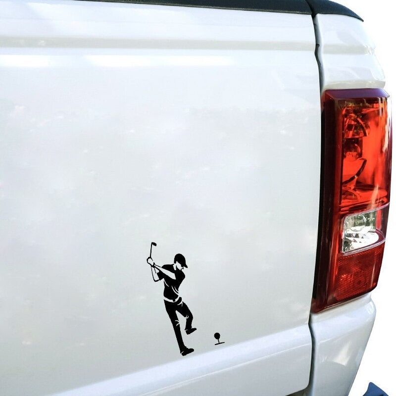 Golfer decal - After shot