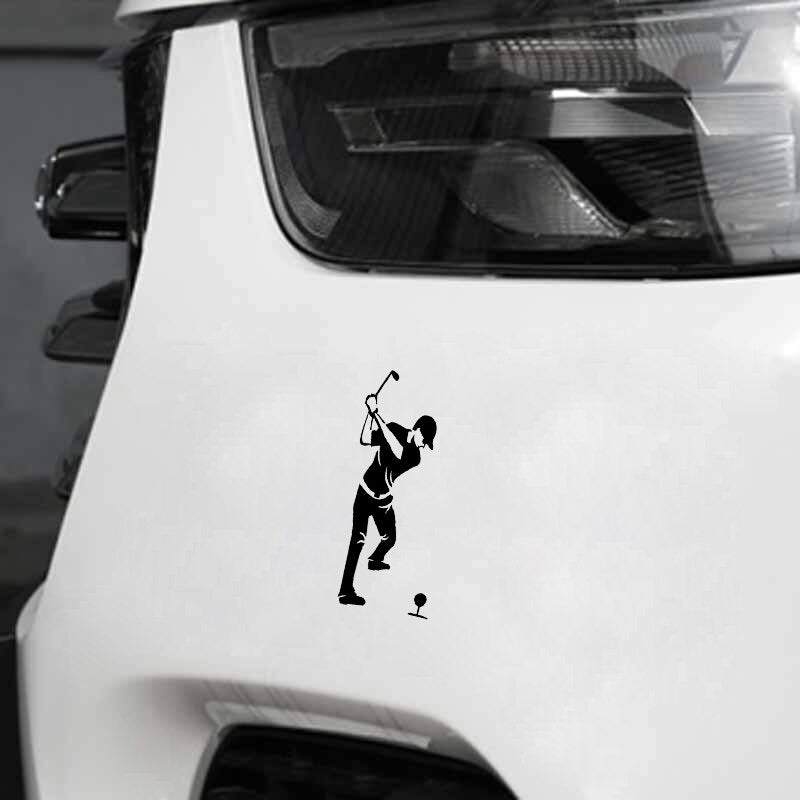 Golfer decal - After shot