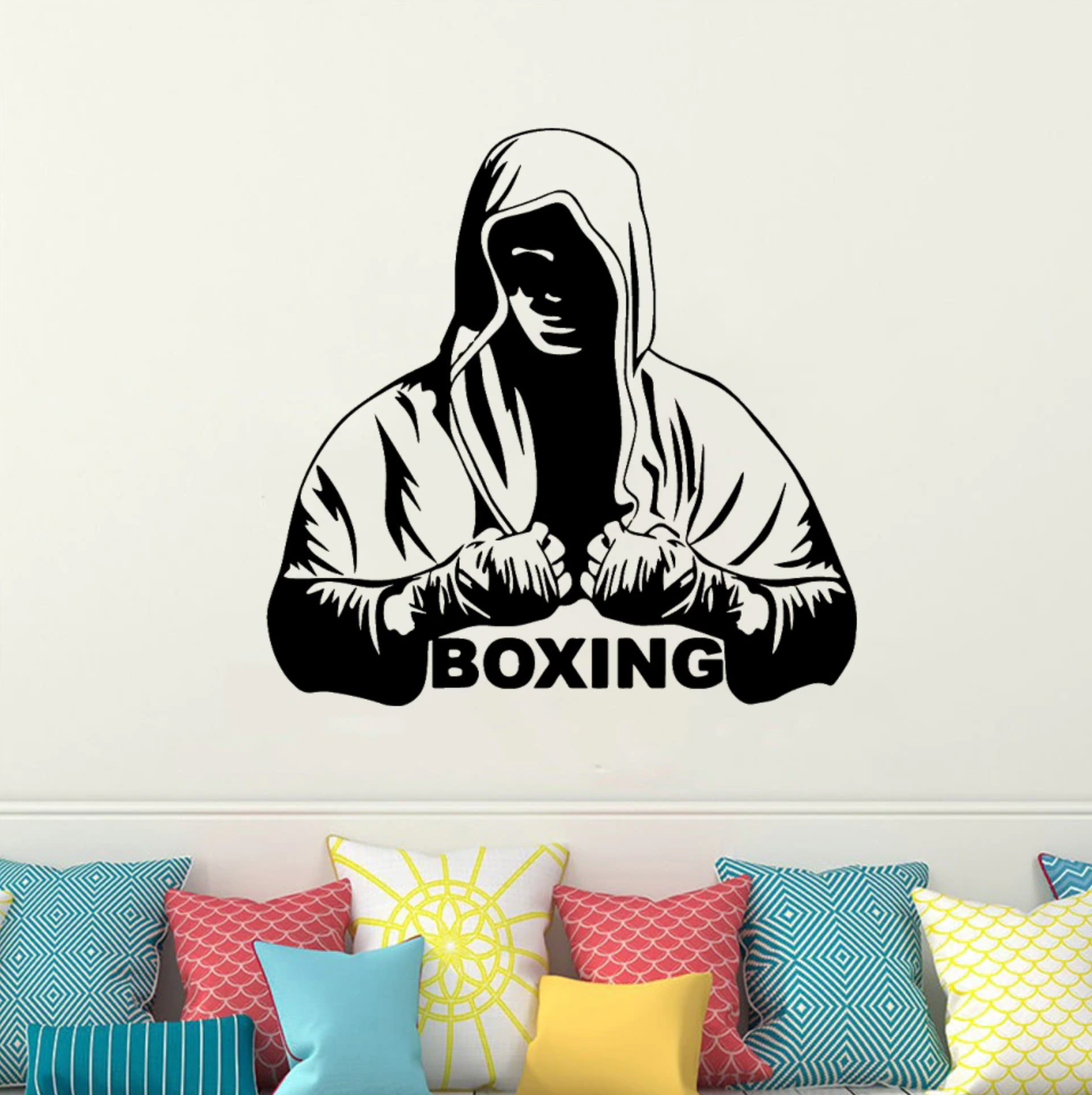 Boxing sticker - calm and ready!