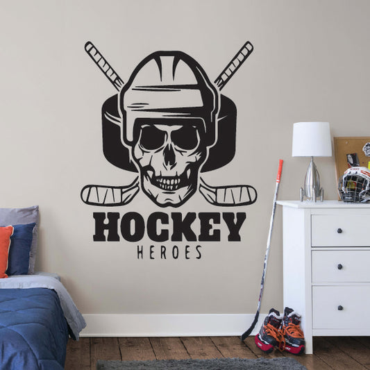 Hockey Heroes Skull