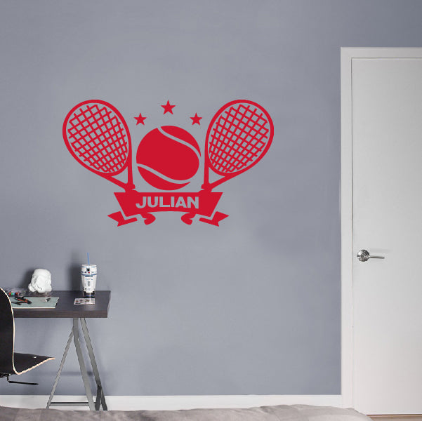 Tennis racket sticker on the car – Sportesi