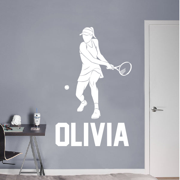 GIRL Tennis player with name