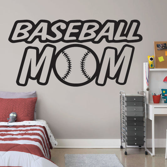 Baseball Mom sticker
