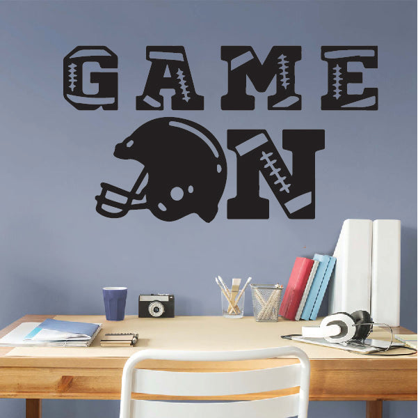 GAME ON - American Football Sticker