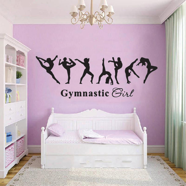 Gymnastic Girl with 7 girls