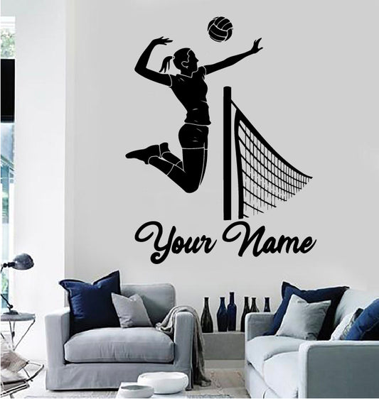Women Volleyball Player - with name