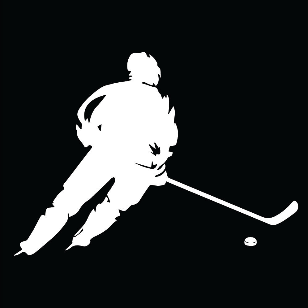 Hockey Player in the Game Wall Sticker