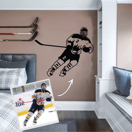 Hockey Wall Sticker – Sportesi
